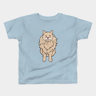 Handsome Cat Kids T-Shirt